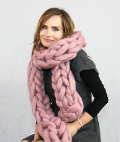 If you're looking for a soft and comfortable scarf, you found the right place :) Our scarves are made from the luxury merino wool. Thanks to this our scarves are soft, warm and cozy. The merino wool we use is very fluffy and bulky, so our scarves look super fun and unique. It's a perfect gift for your loved ones or yourself. Remember, you don't need a special occasion to treat yourself or someone you love with something nice and beautiful. Just because, is a reason enough...:) Those scarves look Knitting Chunky, Chunky Hand Knit, Chunky Knit Scarf, Knitting Blanket, Knitting Scarf, Yarn Patterns, Button Scarf, Knit Blankets, Knit Scarves