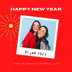 Happy New Year 2025 Picture Frame Editing Online