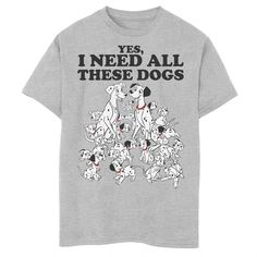 a t - shirt with dogs on it that says, yes i need all these dogs