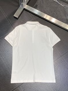 Size: XS, S, M, L, XL, XXL, XXXL It comes with Dust box, Care manual, Tag, and Paper bag.Size Guide: Modern Slim Fit White Tops, Modern Slim Fit White Top, Modern White Slim Fit Tops, Modern White Slim Fit Top, Fitted Classic Polo Shirt For Streetwear, Fitted Plain Tops With Polo Collar, Men Clothes, Everyday Luxuries, Chic Handbags