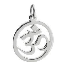 "Om Charm Pendant Details: - Ohm charm is made of genuine 925 sterling silver - Stamped 925 - Measures approx 19mm (3/4\") diameter - Includes a jump ring Shipping Details: - All orders are shipped within 1 to 2 business days from California, US - Shipping time frames may become a bit longer as gift-giving holidays approach. Let us know if something is needed by a certain day and we will do our very best to work with you to get it to you in time. - If you need an item quickly, we offer USPS Prio Spiritual Sterling Silver Round Pendant Charms, Sterling Silver Spiritual Round Pendant Charms, Sterling Silver Spiritual Charms, Silver Symbolic Charm Necklace With Round Pendant, Sterling Silver Engraved Spiritual Charms, Symbolic Sterling Silver Round Charm Necklaces, Symbolic Silver Charms For Gifts, Engraved Sterling Silver Symbolic Charms, White Gold Sterling Silver Charms, Hallmarked