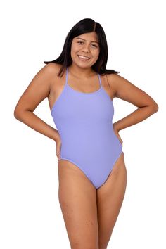 Julian Full Coverage One Piece Swimsuit | JOLYN Seamless T-back Bodysuit For Swimming, T-back Bodysuit With Moderate Back Coverage For Swimming, T-back Bodysuit With Built-in Bra For Swimming, Stretch T-back Bodysuit For Swimming, Seamless T-back Tankini For Swimming, Strappy Stretch Tankini With Adjustable Straps, Stretch Strappy Tankini With Adjustable Straps, Sports Swimwear With Built-in Bra And Tank Straps, Strappy Stretch Tankini