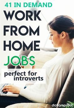 a woman sitting in a chair working on a laptop with the words work from home jobs perfect for innovers