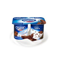 an ice cream container filled with chocolate pudding