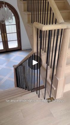 an image of a stair case in a house