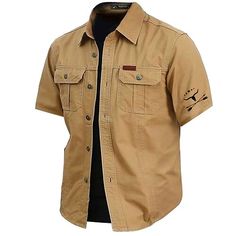 Season:Summer,Spring; Fabric:100% Cotton; Sleeve Length:Short Sleeve; Look After Me:Machine wash,Washable,Wet and Dry Cleaning; Gender:Men's; Style:Casual; Elasticity:Micro-elastic; Tops Type:Work Shirt,Western Shirt,Cargo Shirt; Occasion:Sports  Outdoor,Going out,Camping  Hiking; Age Group:Adults; Fit Type:Regular Fit; Pattern:Cow Print; Design:Print; Neckline:Fold-over Collar; Listing Date:06/19/2024 Mens Work Shirts, Tuxedo Shirt Men, Mens Printed Shirts, Mens Outdoor Jackets, Denim Shirt Men, Trench Coat Men, Cargo Shirts, Linen Shirt Men, Tuxedo For Men