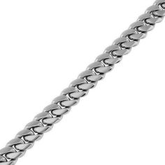 "14k White Gold Miami Cuban Link Chain Real Solid Italian Gold Classic Necklace 2.7MM-8MM 16\"-30\" Inches Start your jewelry collection with our 14k white gold Miami Cuban link chain! The Miami Cuban necklace is a must-add to your collection making it a perfect piece to stack with other necklaces or wearing it individually. No matter the width, feel confident wearing this modern chain guaranteeing you an attractive & luxurious appearance with any outfit! The chain displayed in the images is 5mm Formal Cuban Link Necklace With Lobster Clasp, White Gold Cuban Link Necklace With Lobster Clasp, Formal White Gold Cuban Link Necklace With Box Chain, Formal White Gold Cuban Link Necklace, Necklace For Him, Italian Necklace, Cuban Necklace, Miami Cuban Link Chain, Miami Cuban Link