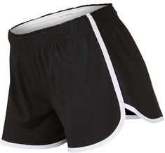 With a white contrasting trim for a unique pop, the Soffe® Dolphin Shorts are an easy-to-wear style that your young athlete will love sporting this season. Featuring a low-rise and roll down elastic waistband, she can personalize the fit while maximizing performance. Fit Low-rise athletic short Design Roll down waistband for personalized comfort Contrasting white trim on side seams and leg openings Comfortable cotton/poly blended construction Dolphin Shorts, Low Rise Shorts, Sheer Shorts, Active Shorts, Designer Shorts, White Trim, Athletic Wear, Athletic Shorts, Workout Shorts