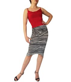 "Classic, all-around cami showcases your fabulous skirts and pants. Draped front and back necklines. Partially lined bodice. 5\" spaghetti straps work with most bras. Item #TL202. Soft, silky and stretchy poly/spandex jersey. Size: -Sizes 4 through 16 Fabric & Care: -Easy care, no-wrinkle poly/spandex -Hand wash cold. Hang dry. Overview: -Great for travel - rolls up small. -Handmade in our studio in Santa Fe, New Mexico USA. Questions about fabric, fit or size? Email me. I am delighted to he Fitted Camisole With Built-in Bra For Evening, Chic Strapless Stretch Camisole, Chic Fitted Strapless Camisole, Chic Strapless Fitted Camisole, Elegant Fitted Camisole With Built-in Bra, Fitted Elegant Camisole, Elegant Fitted Tank Top With Crisscross Straps, Fitted V-neck Camisole With Straps, Elegant Strapless Stretch Tank Top