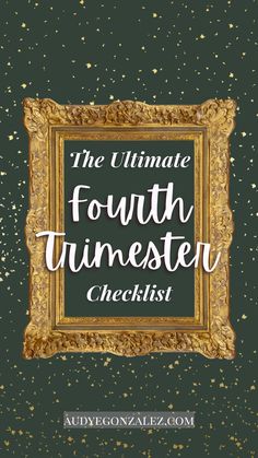 fourth trimester checklist