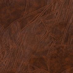 a brown leather texture with stitching on it