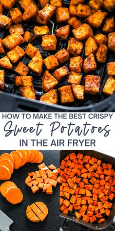 how to make the best crispy sweet potatoes in the air fryer