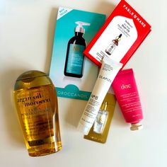 Olaplex, Dae, Moroccanoil, Kerastase, Fable & Mane & Ogx Hair Treatment Bundles All Brand New Never Used - Olaplex No. 8 Bond Intense Moisture Damage Repair Hair Mask Treatment - Dae Cactus Fruit 3-In-1 Styling Cream - Kerastase Elixir Ultime L'huile Original Hair Oil - Moroccanoil Hydrating Styling Cream - Fable & Mane Holiroots Pre-Wash Hair Oil Huile Capillaire - Ogx Renewing+ Argan Oil O/Morocco All Items Are Brand New Never Used And Not Open Ogx Hair, Olaplex No 8, Kerastase Elixir Ultime, Ogx Hair Products, Cactus Fruit, Repair Hair Mask, Moroccan Oil Hair, Wash Hair, Hair Repair Mask