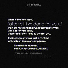 a quote from the mind journal on how to deal with someone