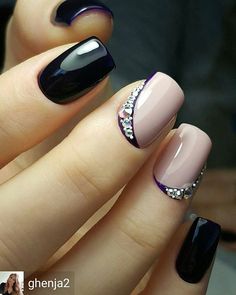 definitely checking this out. Maybe in matte? Or maybe partial matte? ~SB Halloween Nails Short, Elegant Nail Designs, Pretty Nail Designs, Gel Nail Design, Fabulous Nails, Nails Short