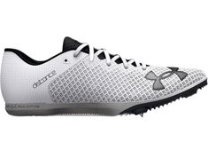 the under armour shoes are white and black