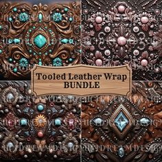 the tooled leather wrap bundle