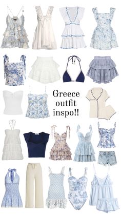 Greece Summer Outfits, Estilo Blair Waldorf, Greece Outfit, Summer Holiday Outfits, Preppy Summer Outfits, Mia 3