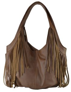 The Kellie Tote is a whole vibe! With tons of fringe, this pleated-bottom bucket tote can fit all of your essentials and then some! Interior zipper pocket and magnetic snap closure, this fringe tote is a must! - Magnetic snap closure - Interior card slot - Leather imported from Italy - Made in USA Measurements Height: 12 in / 30.5 cm Width: 19 in / 48.25 cm Depth: 6 in / 15.25 cm Hang: 11 in / 28 cm Brown Pantone, Bucket Tote, Fringe Bags, Cocoa Brown, Pocket Cards, I Feel Pretty, Braided Strap, Classic Mini, Rebecca Minkoff Hobo