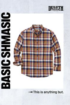 Men's Free Swingin' Slim Fit Flannel Shirt is 100% cotton double-brushed for softness in classic plaid patterns. Get one at Duluth Trading. Classic Plaid Flannel Shirt With Relaxed Fit, Classic Plaid Flannel Shirt For Everyday, Brown Relaxed Fit Classic Flannel Shirt, Classic Brown Relaxed Fit Flannel Shirt, Brown Classic Relaxed Fit Flannel Shirt, Classic Cotton Flannel Shirt For Winter, Classic Plaid Shirt For Everyday, Classic Relaxed Fit Flannel Shirt, Classic Long Sleeve Cotton Flannel Shirt