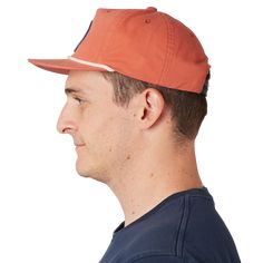 Murf Checker Patch Hat Casual Lightweight Hat, One Size Fits Most, Retro Short Brim Hat For Travel, Retro Short Brim Travel Hat, Casual Lightweight Flat Brim Hat, Casual Adjustable Orange Sun Hat, Casual Orange Adjustable Sun Hat, Flat Brim Hats For Spring Outdoor Activities, Casual Short Brim Hats For Outdoor Activities, Casual Flat Brim Hat With Adjustable Fit