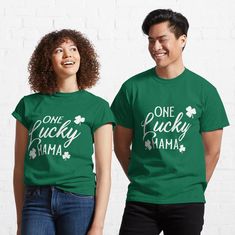 Get my art printed on awesome products. Support me at Redbubble #RBandME: https://www.redbubble.com/i/t-shirt/One-Lucky-Mama-St-Patricks-Day-St-Pattys-Day-for-Mom-Mama-Shirt-Gift-for-Mom-Mom-St-Patricks-Day-Lucky-by-RedaTShirt/71103757.1482B?asc=u Gardening Shirt, Carnival Parade, Gardening Gift, Call My Mom, Wear Green, Saint Patrick, Comfy Tees, Mardi Gras, Funny Shirts