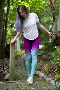 Yoga Leggings, Aqua Leggings, Purple Leggings, Tie Dye Leggings, Colorful Leggings, Unique Leggings, Leggings Colorful, Unique Leggings, Purple Leggings, Tie Dye Leggings, Womens Leggings, Hot Outfits, Yoga Women, Yoga Leggings, Waist Tie