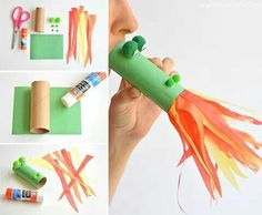 Birthday Party Decorations Diy, Toilet Paper Roll Crafts, Diy Birthday Party, New Year's Crafts, Camping Crafts