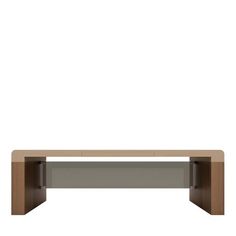 an image of a modern wooden and glass coffee table in the shape of a rectangle