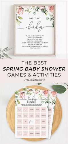 the best spring baby shower games and activities