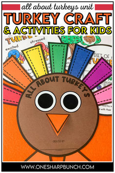 a turkey craft and activities for kids