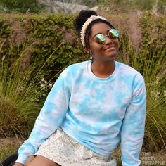 Tie-dye Long Sleeve Sweatshirt For Spring, Long Sleeve Tie Dye Sweatshirt For Spring, Tie Dye Sweatshirt For Spring, Tie Dye Long Sleeve Sweatshirt For Spring, Spring Tie Dye Relaxed Fit Sweatshirt, Casual Hand Dyed Blue Sweatshirt, Tie Dye Crew Neck Sweatshirt For Spring, Blue Hand Dyed Long Sleeve Sweatshirt, Blue Hand-dyed Long Sleeve Sweatshirt