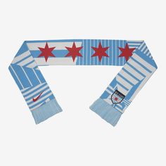 This isn't a "keep me warm" scarf. This is the kind of scarf you wear whether it's 90 degrees or 30 degrees. Whether the sun is shining or the rain is coming down. No matter what game day looks like, wear this scarf to support your squad. Game Day Looks, Soccer Scarf, Red Stars, Sun Is Shining, Soccer Club, Warm Scarf, Red Star, 90 Degrees, Sports News