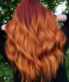 Red To Orange Ombre Hair, Red And Ginger Hair, Hair Change, Copper Red Hair, Colors Hair, First Day Of Fall, Bright Red Hair