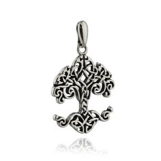 Tree of Life Charm Pendant Details: - Tree of life charm is made of genuine 925 sterling silver - Stamped 925 - Detailed design featuring Celtic triquetra knots - Measures approx 21mm x 18mm - Includes a soldered bailShipping Details:  - All orders are shipped within 1 to 2 business days from California, US - Shipping time frames may become a bit longer as gift-giving holidays approach.  Let us know if something is needed by a certain day and we will do our very best to work with you to get it t Celtic Knot Tree, Celtic Triquetra, Celtic Tree Of Life, Celtic Tree, Tree Of Life Pendant, Celtic Knot, Family Love, Sterling Silver Charm, Tree Of Life