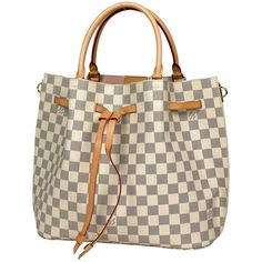 Louis Vuitton Girolatta 2way Shoulder Bag Damier Azur White Width Approximately 30cm Height Approximately 27cm Depth Approx. 12cm Bags Louis Vuitton, Louis Vuitton Bags, Louis Vuitton Bag, White Color, Color White, Bag Lady, Louis Vuitton, Shoulder Bag, White