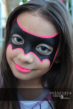 bat face paint - Google Search Bat Face Paint, Girl Face Painting, Face Painting Designs