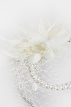 Netted Fascinator With Feather Detail Bridal Dresses Vintage, Bridal Fascinator, Well Lights, Pierced Jewelry, Vintage Bridal, White Wedding Dresses, Dream Wedding Dresses, Quick Delivery, Wedding Outfit