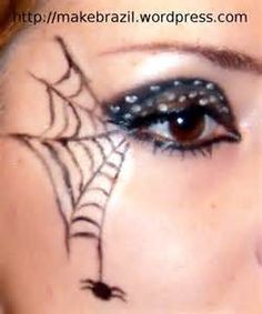 make up - Bing Bilder Spider Woman Makeup, Spider Queen Makeup, Halloween Make Up Tutorial, Kids Witch Makeup, Halloween Spider Makeup, Spider Web Makeup, Halloween Makeup For Kids, Makeup For Halloween, Woman Makeup