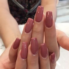 Coffin Vs Square Nails, Nails Classy, Simple Acrylic Nails, Almond Acrylic Nails, Pink Acrylic Nails, Square Acrylic Nails, Minimalist Nails, Dream Nails