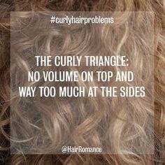 Hair Romance Curly, Triangle Hair, Hair Romance, Curly Hair Problems, Have Inspiration, Hair Problems, Hair Life, Curly Hair Tips, Long Curly Hair