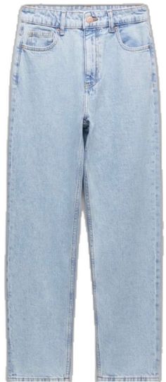 Casual Blue Zara Jeans, Zara Casual Blue Jeans, Classic Blue Jeans For Spring, Zara Casual Light Wash Jeans, Zara Mom Jeans, Zara Wide Leg Jeans, White Distressed Jeans, Metallic Jeans, High Waisted Mom Jeans