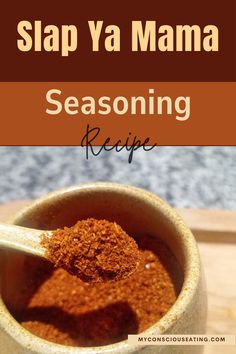 Smoky Cajun seasoning for BBQ Diy Slap Your Mama Seasoning, Slap Your Mama Seasoning Recipe, Slap Your Mama Seasoning, Slap Ya Mama Seasoning Recipe, Slap Ya Mama Seasoning, Slap Ya Mama, Homemade Ingredients, Thai Spices