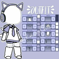 a drawing of a cat wearing headphones next to a keyboard with the words suffit on it