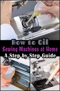 how to oil sewing machines at home