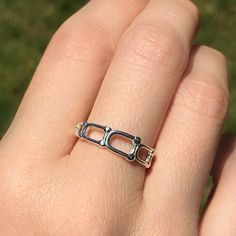 This Delicate Modernist Link Ring Is Stunning As A Standalone Piece Or Stack It With Your Other Minimalist Sterling Rings For A More Bold Look! Responsibly Crafted From Real Solid Sterling Silver - Not Plated Silver. The Ring Is Stamped 925 For Authenticity. Size: 7 Us 6mm High Comes New In Box! Ready For Gift Giving! Silver Open Chain Ring, Silver Chain Ring For Everyday Wear, Adjustable White Gold Sterling Silver Chain Ring, Everyday White Gold Sterling Silver Chain Ring, Sterling Rings, Link Ring, Linking Rings, Stacking Ring, Ring Size 7