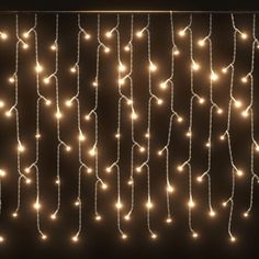 This curtain icicle light is perfect for use as a lighting addition to any decorative project. It is suitable for Christmas, parties, weddings and other holidays. The fairy light is equipped with 400 energy-saving LEDs, creating a magical lighting performance. It has 8 different lighting effects: combination mode, waves, sequential mode, slowly glowing mode, flashing, slowly fading mode, twinkling and continuous lighting. It is a great decorative accessory to illuminate indoor and outdoor spaces Led Curtain, Christmas Lighting, Icicle Lights, Fairy Light, Curtain Lights, Arm Chairs Living Room, Table Display, Butterfly Chair, Christmas Parties