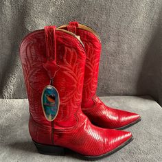 Cuadra Red Ring Lizard Men Boot Size 9. 13.5 Shaft, Leather Sole, Lizard Vamp, Leather Upper And Lining, Brand New One Owner. Never Worn. Classic Red Snip Toe Boots, Red Leather Boots For Rodeo, Red Goodyear Welted Boots For Formal Occasions, Classic Red Boots For Rodeo, Red Western Boots For Formal Occasions, Western Boots With Red Sole And Snip Toe, Western Style Boots With Snip Toe And Red Sole, Red Snip Toe Boots, Classic Red Goodyear Welted Boots