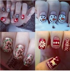 40+ Easy Christmas Nail Designs for a Holly Jolly Time - HubPages Holiday Nails Christmas, Art Designs Ideas