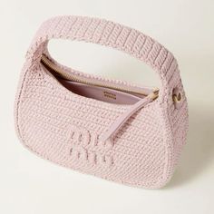 Crochet Hobo Bag, Bow Aesthetic, Pink Things, Pilates Princess